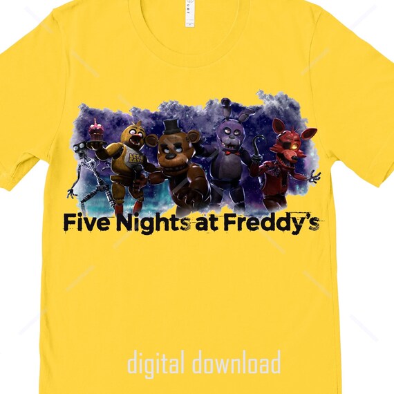 FNAF Five Nights at Freddys 1 Png JPG Perfect for Sublimation 