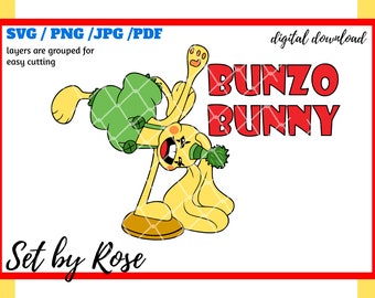 Bunzo Bunny Poppy speeltijd Huggy Wuggy spel SVG/PNG/JPG/PNG