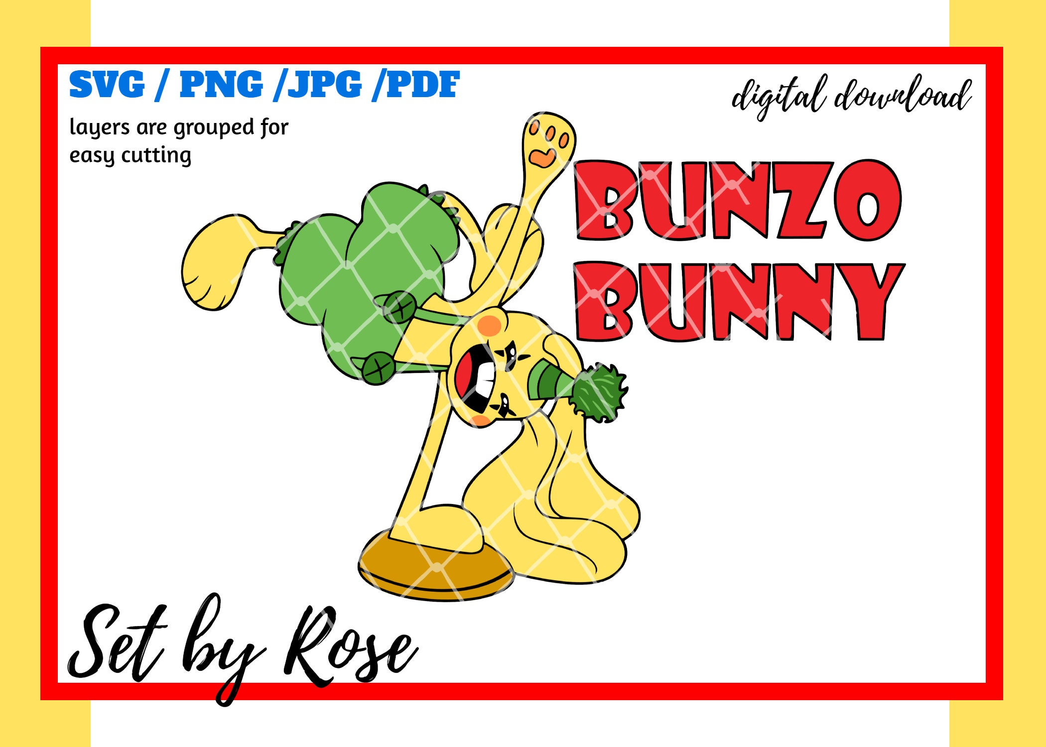 Bunzo Bunny Huggy Wuggy Game Charector Higy Quality Fabrics And Filling  Material Non-toxic (Bunzo Bunny