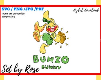 Bunzo Bunny Poppy Playtime Huggy Wuggy Game svg / png / jpg/ png