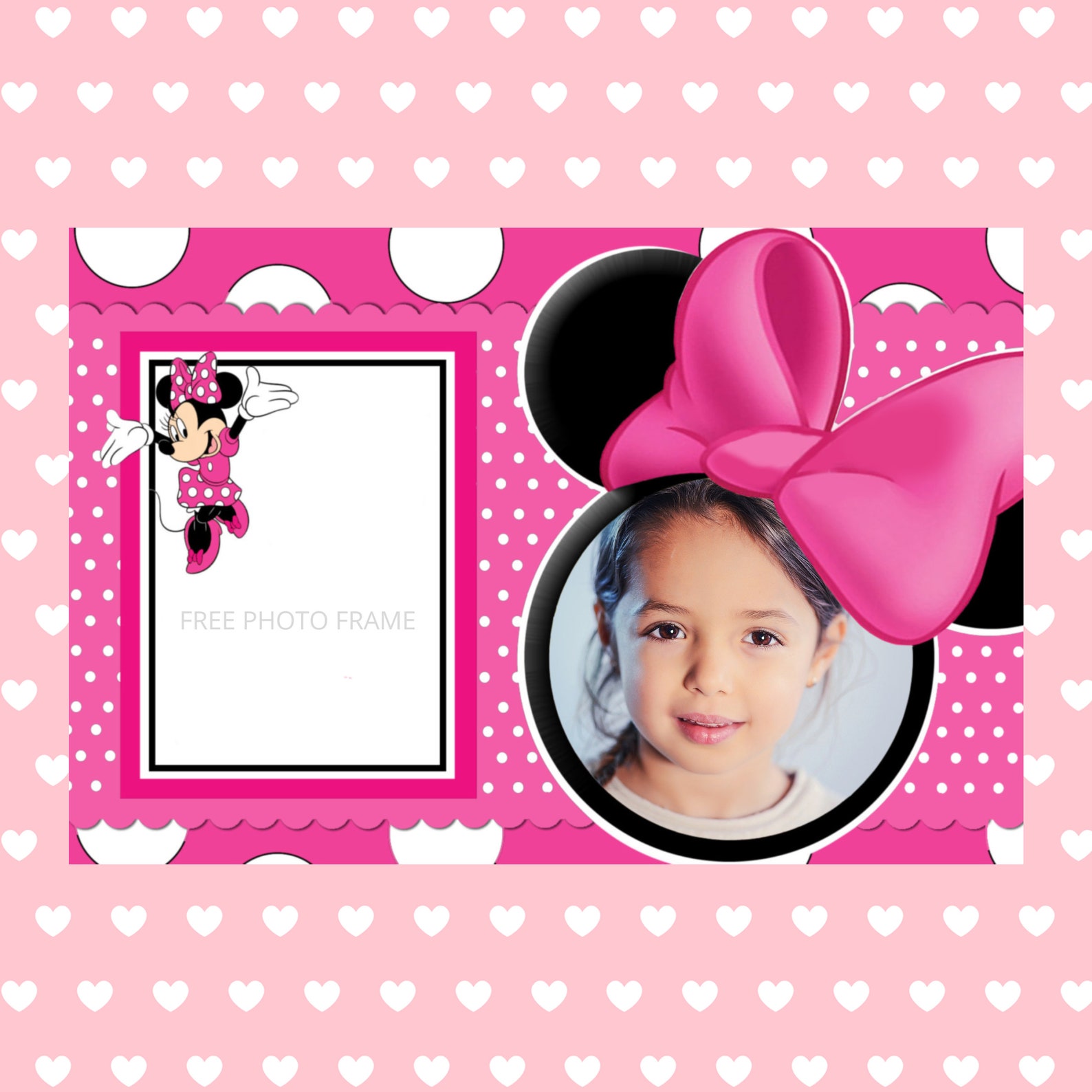 Minnie Mouse Pink Polka Dot Complete Alphabet and Numbers Etsy