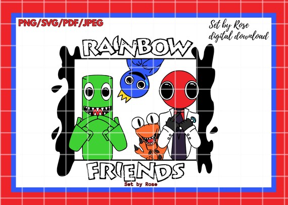 Purple Rainbow Friends PNG Roblox Rainbow Friends SVG