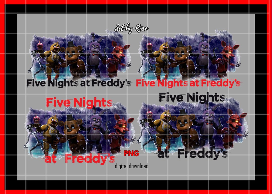 FNAF Five Nights at Freddy's Halloween 4 PNG (Instant Download) 