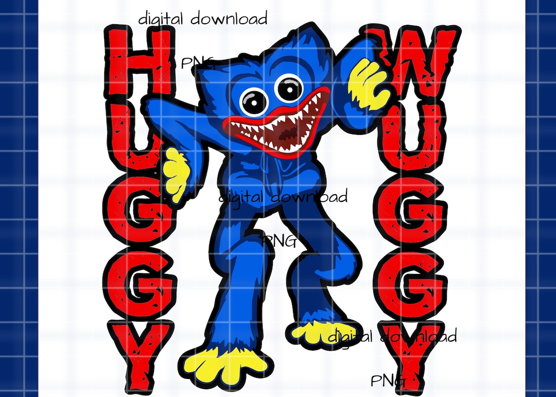 Poppy Playtime Huggy Wuggy Svg Digital File, Playtime Svg, Horror Game
