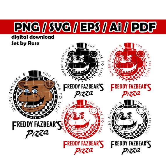 NEW FREDDY FAZBEAR'S PIZZA LOGO #fivenightsatfreddy #fnafmovie