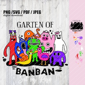Garten of Banban Jumbo Josh Roblox inspired digital download artwork,  png/pdf/psd perfect for sublimation and printing crafts 300dpi
