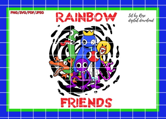 Rainbow Friends Roblox Poppy Playtime png/svg/jpeg/pdf perfect -   Portugal