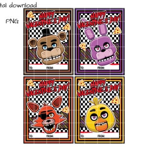 Five Nights at Freddy's Cupcake Toppers FNAF Birthday Party 5