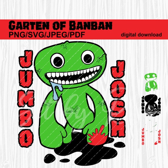 Garten of Banban Jumbo Josh PNG/SVG/PDF/jpeg perfect for birthday, cutting  file, grouped layers, Cricut, easy to use, Vector, sticker