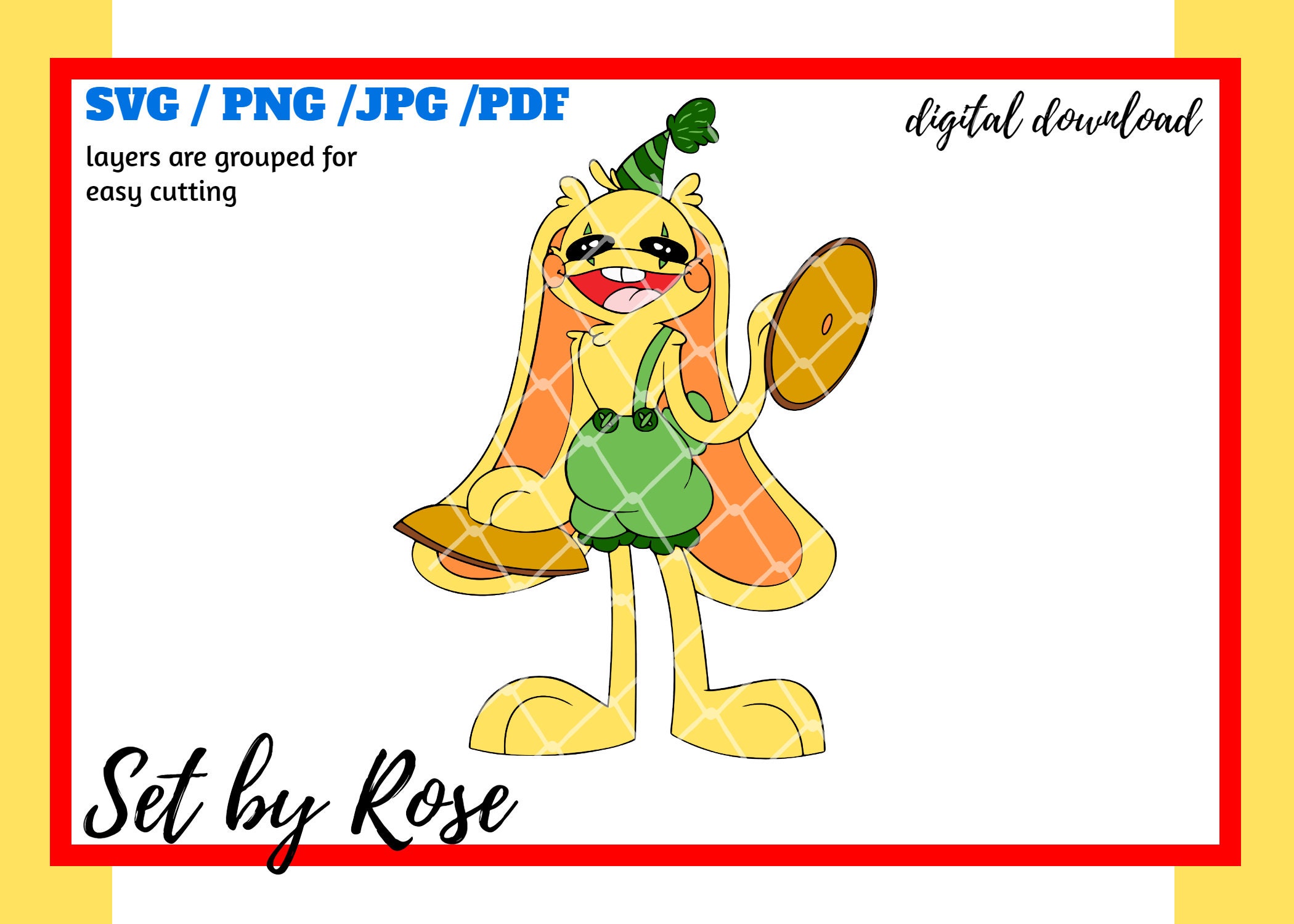 Poppy Playtime collectable mini figure ‘ Bunzo Bunny ’