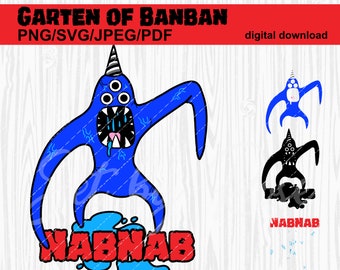 Garten of Banban Svg/png/pdf/jpeg Garden of Banban Nabnab 