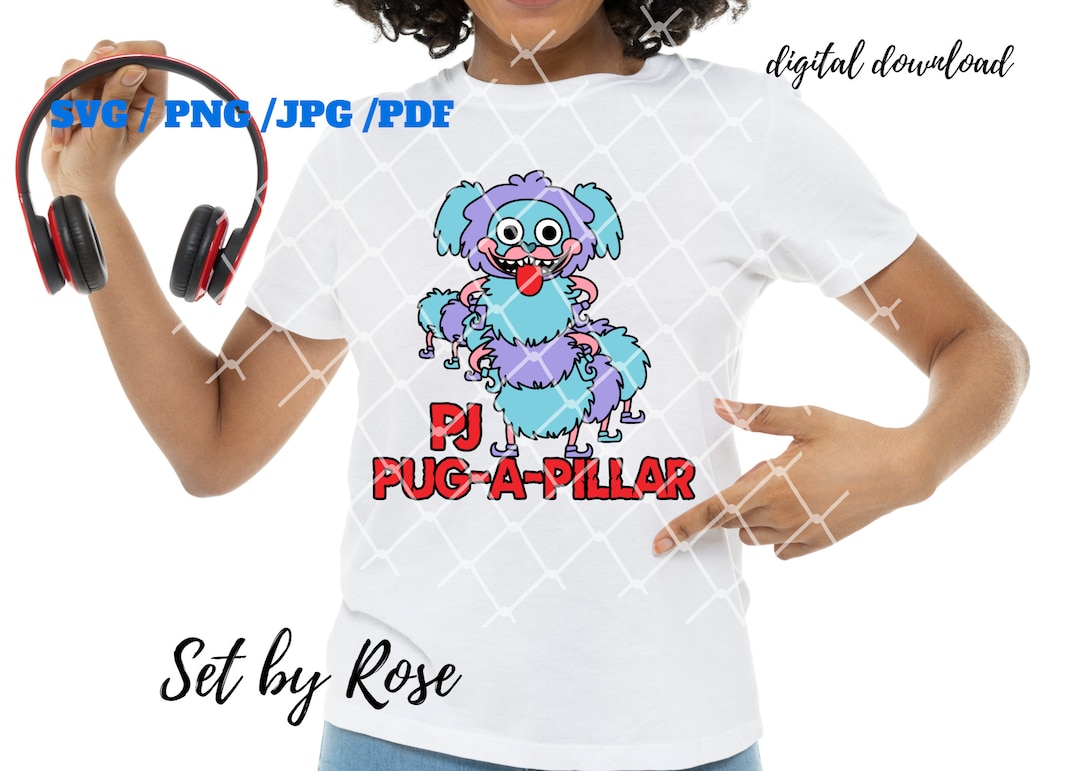 Pj Pug-A-Pillar Long Sleeve Sweatshirt Casual Hoodie Poppy Playtime Poppy  Playtime Fanart He Drew Creepy Cute - AliExpress