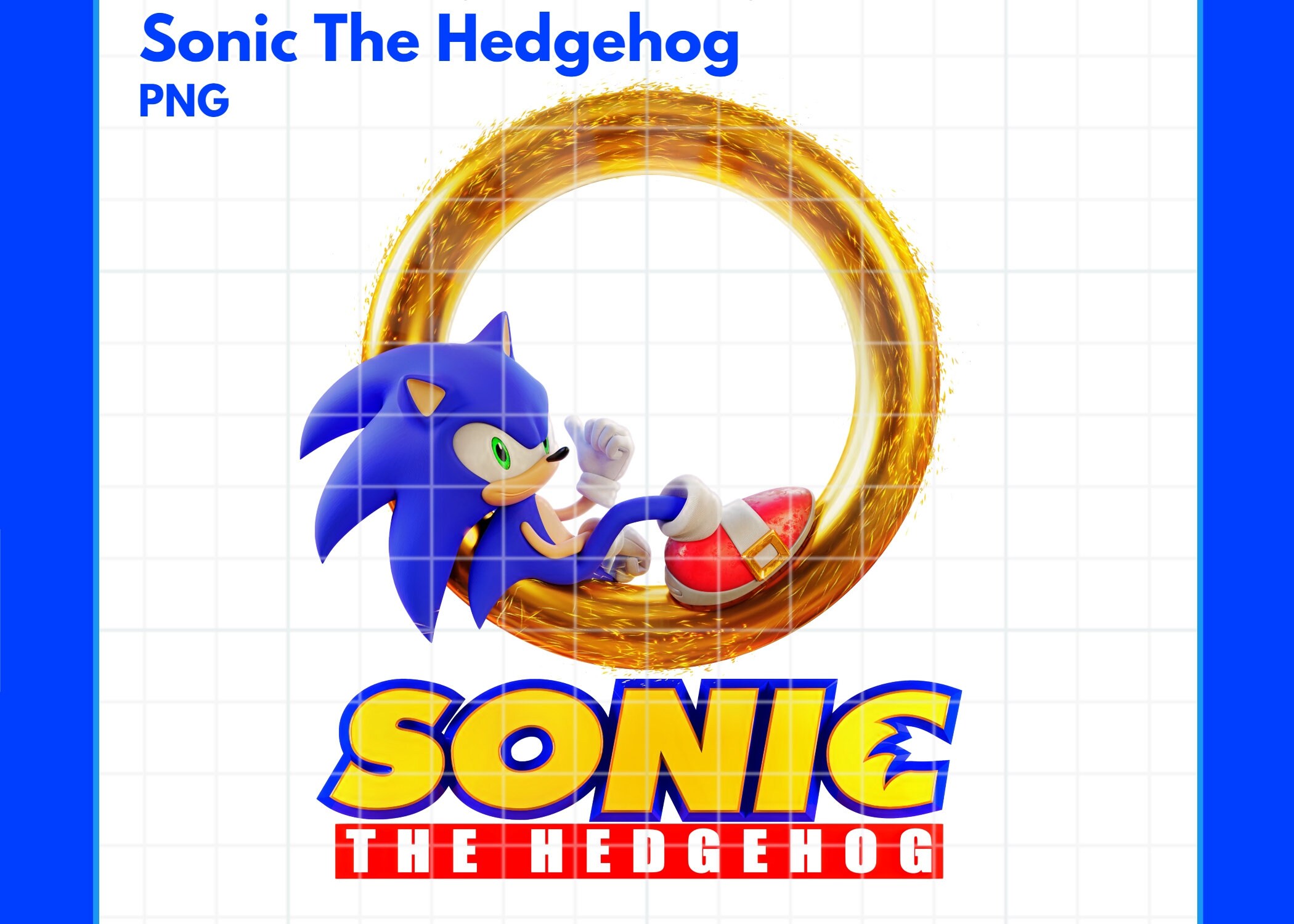 Golden Sonic Rings Sticker for Sale by greenviking1994