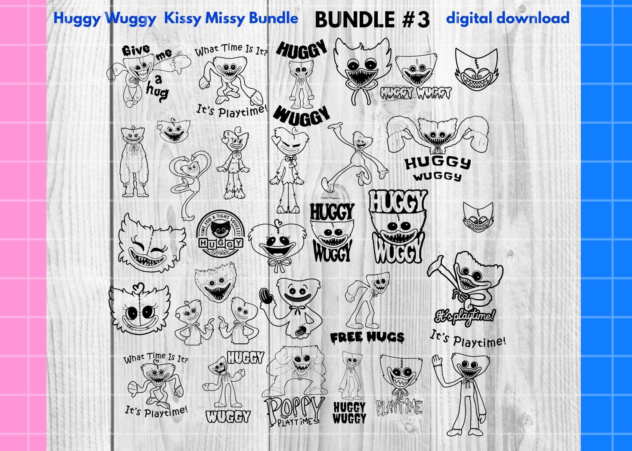 Poppy Playtime Hoodies, Huggy Wuggy Menino dos desenhos animados