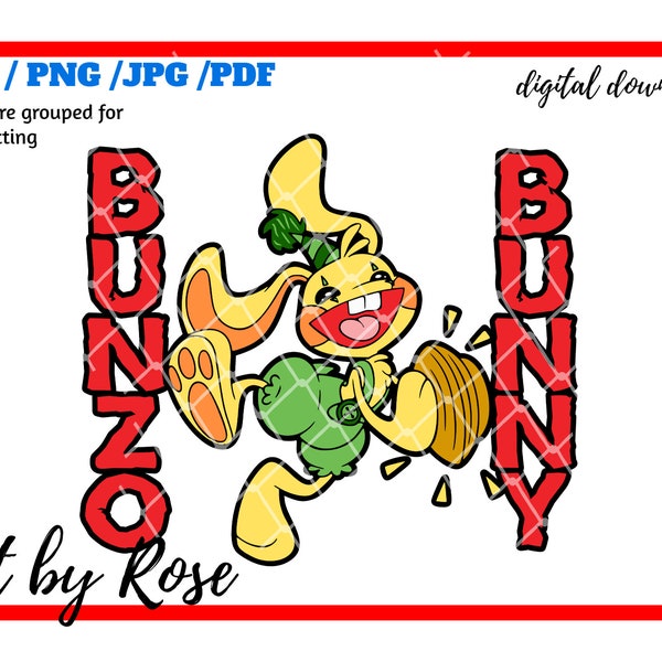 Bunzo Bunny Poppy Playtime Huggy Wuggy Game svg / png / jpg/ png