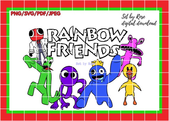 Compra online de 1 peça Roblox Rainbow Friends jogo em torno de