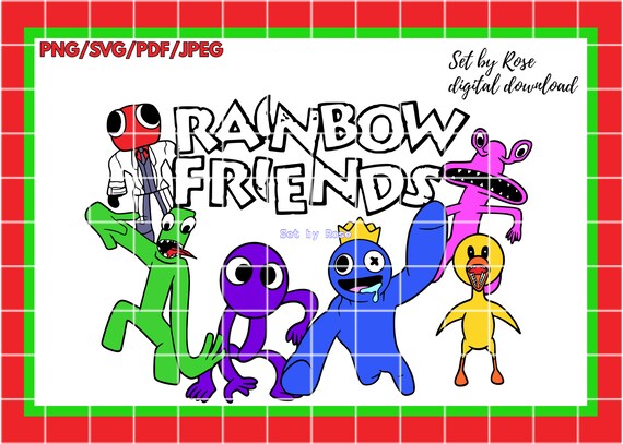 Roblox Poppy Rainbow Friends SVG PNG