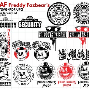 Freddy Fazbear Fnaf SVG / DXF / PNG File Cutting File for -  Denmark