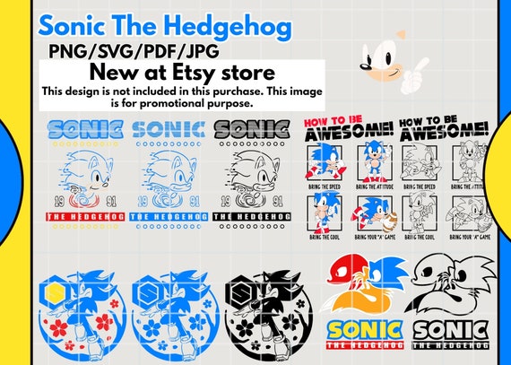 Sonic The Hedgehog Logo PNG Vector (PDF) Free Download