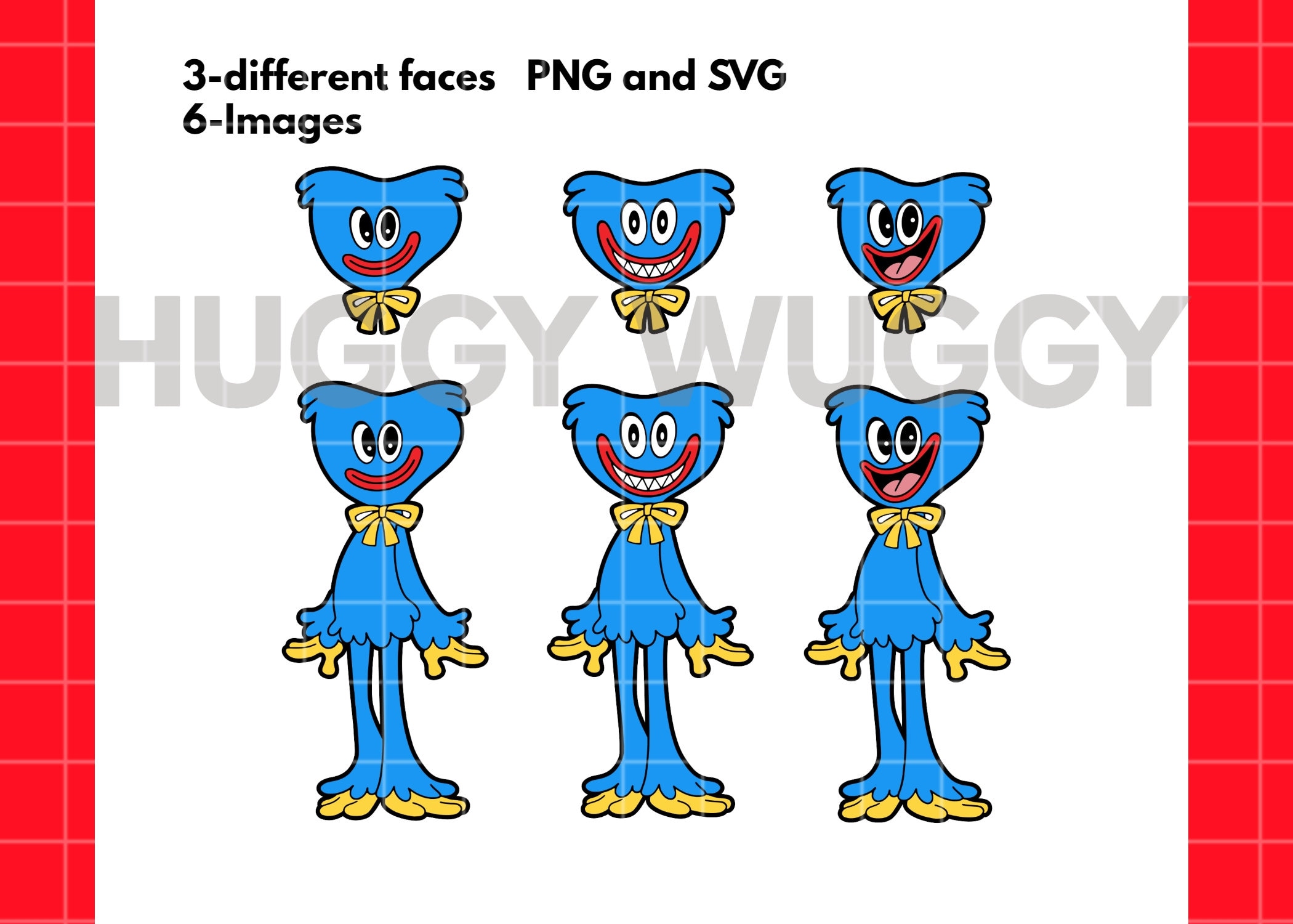 Huggy Wuggy PNG, SVG, JPG, Dxf, Poppy Playtime, Huggy Wuggy Sublimation, Huggy  Wuggy Digital Files 