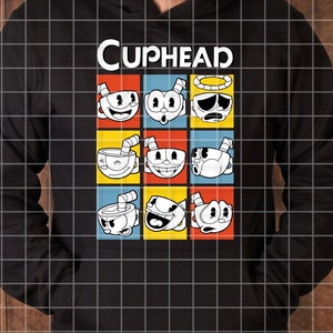 the cuphead show, video game, new 2022 character, colored,  clipart,svg,png,pdf files, vectorized