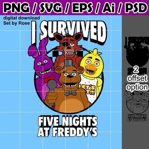 Five Nights at Freddy's Print-Vinyl-1425