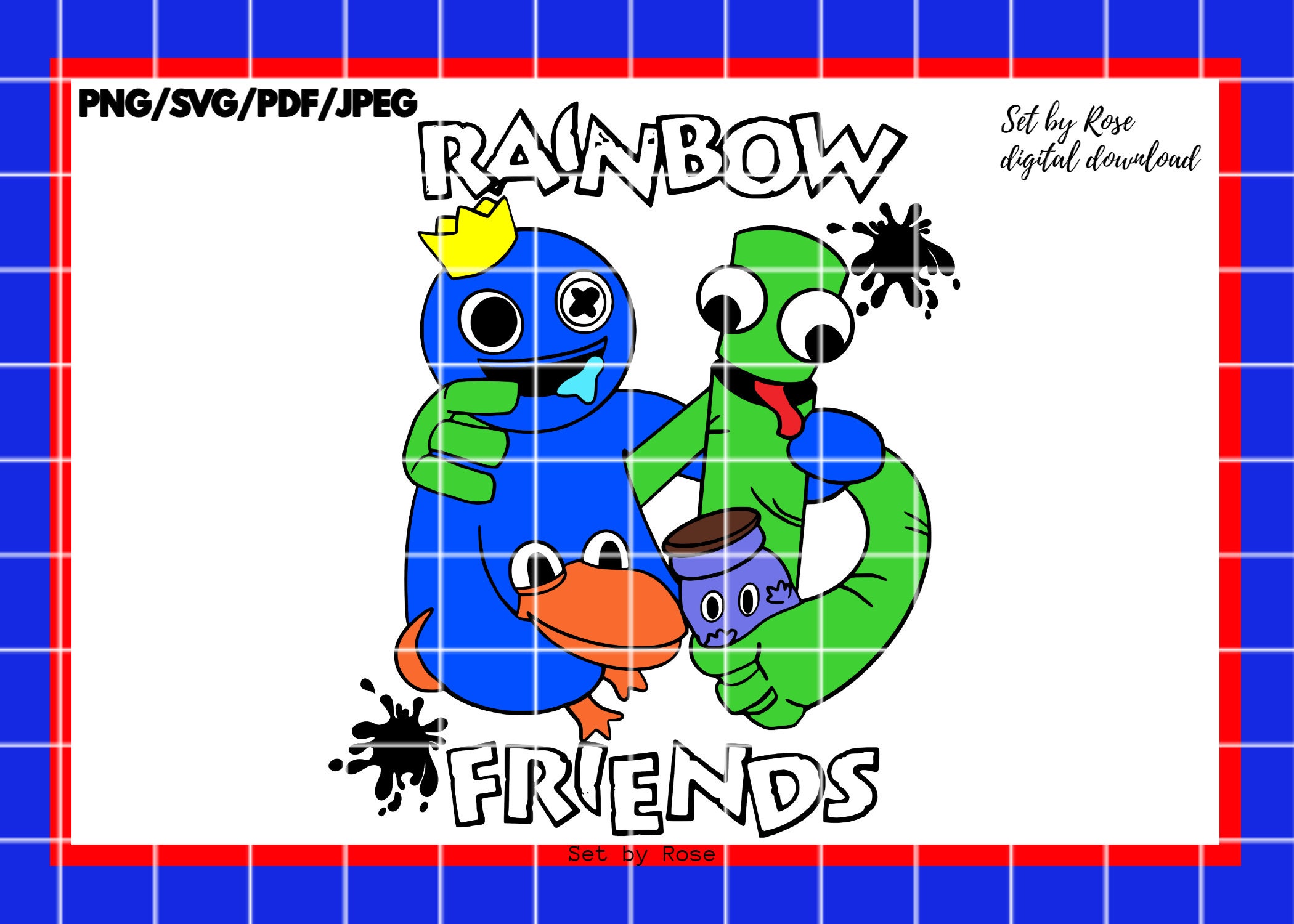 Poppy Playtime x Rainbow Friends  Mommy Long Legs vs Green FNF