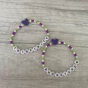To Infinity and Beyond Beaded Disney Friendship Bracelet