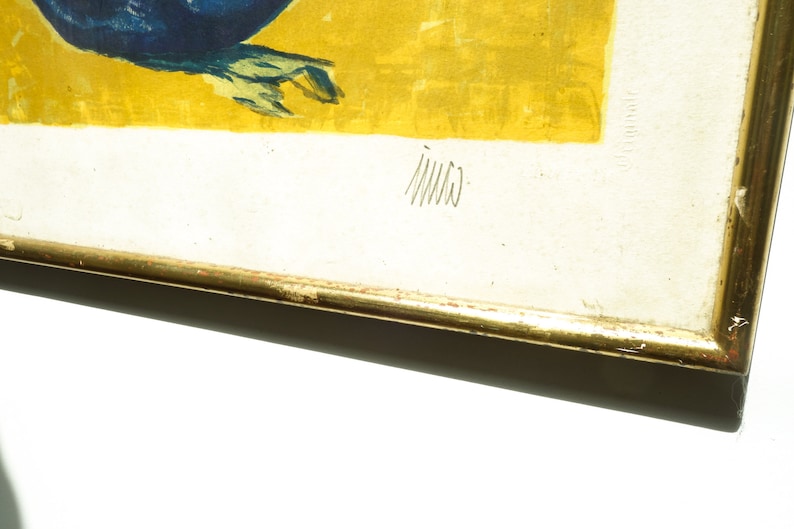 Retro Pastel Flower Wall Art Print. Etsy