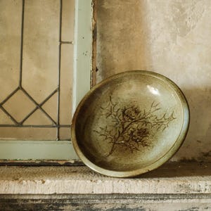 Handmade Artist Ceramic Fruit Bowl - Unique Pottery Cake Stand