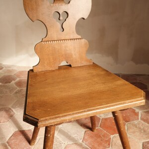 1 of 2 Alsacian Traditional Wooden Chair. image 4