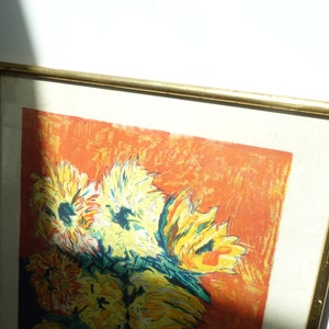 70s Pastel Flower Painting. image 7