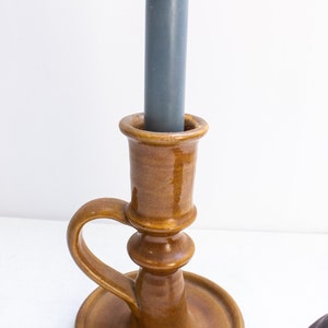 Set of 2 Midcentury Ceramic Candleholder. image 6