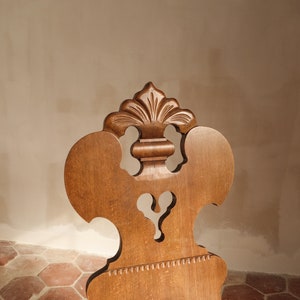 1 of 2 Alsacian Traditional Wooden Chair. image 3