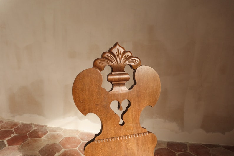 1 of 2 Alsacian Traditional Wooden Chair. image 3