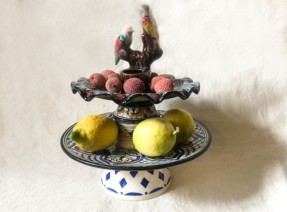 Handmade Parrot Ceramic Cake Stand. Etsy