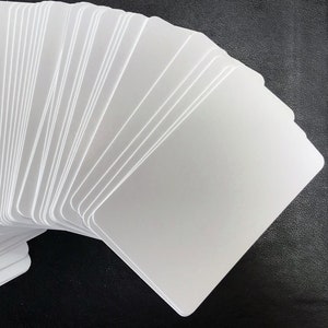 Blank playing cards - flash or poker cards to make your own designs