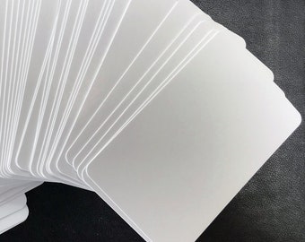 Naipes en blanco: tarjetas flash o de póquer para hacer tus propios diseños.