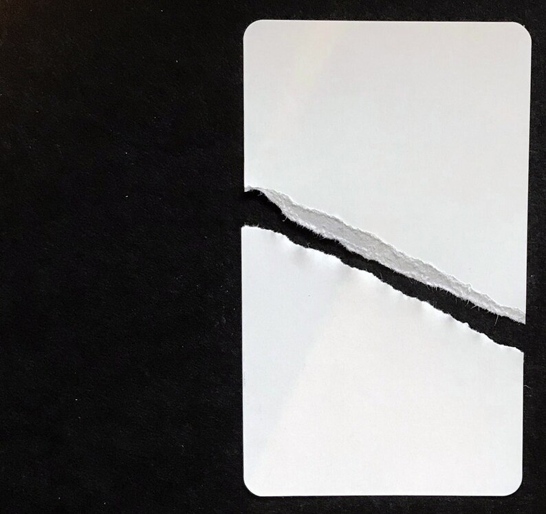 Blank Playing Card Deck 54 Cards Blank on Both Sides With Etsy