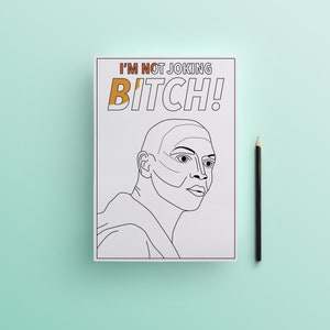 RuPaul&#39;s Drag Race Printable Coloring Page, Coco Montrese Colouring Sheet