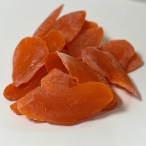 Dried Mango , Dry fruit, Fruit Chips  Organic Dried Fruit Papaya Candalupe Slices - Superior Quality  Organic Mango  Healty Snacks