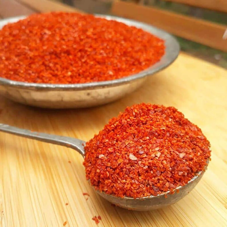 Flocons de piment rouge biologiques et naturels faits à la Etsy France