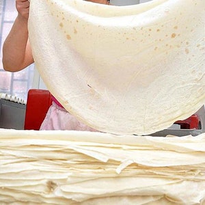 Phyllo Dough, handgemaakte Turkse smaak Daily Fresh Yufka van Refa Food, 5 eenheden. 2 pond 0,91 kg afbeelding 3