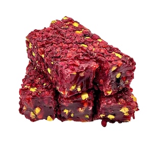 Premium Turkish Delight – Zereşk, Pomegranate & Pistachio Lokum in Elegant Gift Box