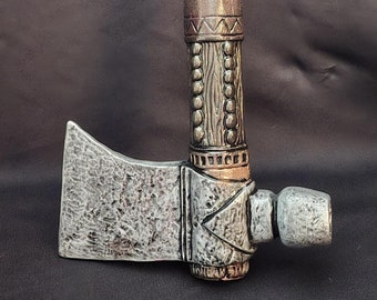 Ceramic Bisque - Native American Tomahawk peace pipe