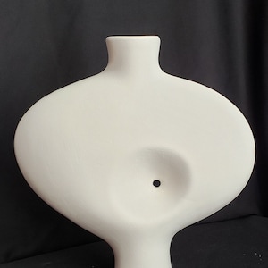 Ceramic Bisque - Hole in the middle vase