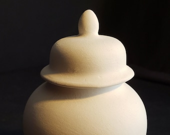 Ceramic Bisque - Mini Classic Ginger Jar with lid