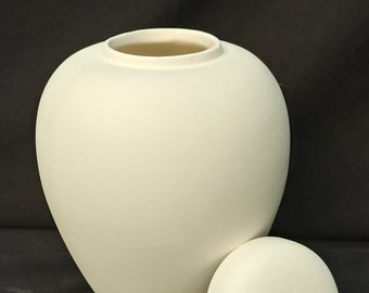 Ceramic bisque - Ginger jar