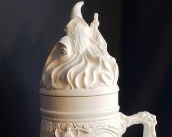 Very Rare One of a Kind Vintage Ceramic Village bisque ready to paint