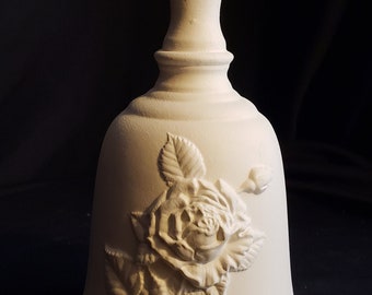 Ceramic Bisque - Rose bell